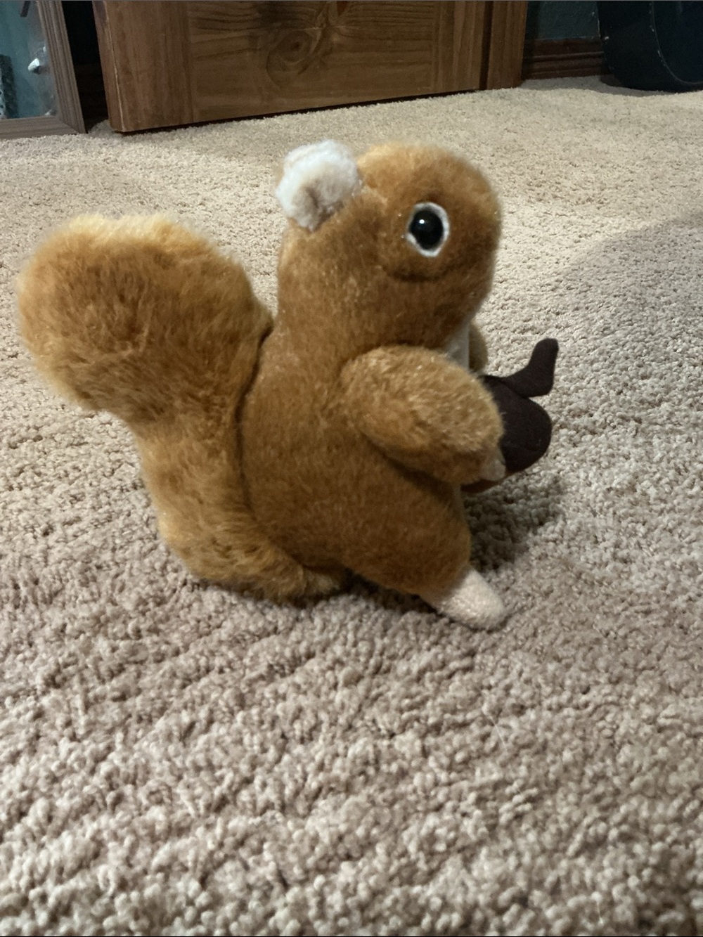 Brown Plush Squirrel Stuffed Animal Toy (Makes Squirrel noises)